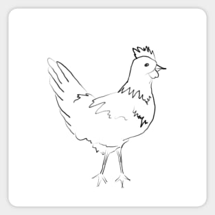 Chicken Ink Sticker